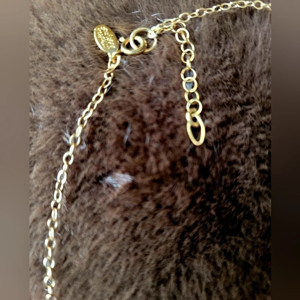 Athena design gold plated tree necklace